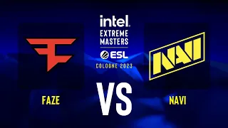 FaZe vs. NaVi - Map 1 [Mirage] - IEM Cologne 2023 - Group B