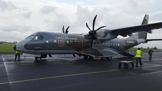 Přílet letounu CASA C-295MW