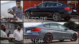 This is how you can change your Car color, bmw GT custom painted