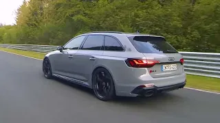 Watch Audi RS4 Avant Competition Plus Lap The Nurburgring Quicker Than Mercedes SLS