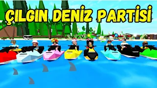 ÇILGIN DENİZ PARTİMİZ😢AYŞEM ECE ARI💥ARIGİLLER🐝ROBLOX BROOKHAVEN🏡RP