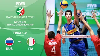 RUS vs. ITA - Final 1-2 | Full Game | Men's U21 Volleyball World Champs 2021