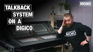 How to set up your talkback system on a DiGiCo