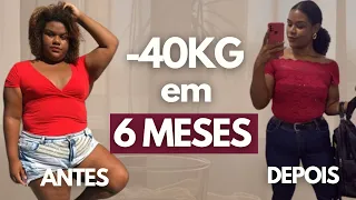 Como EMAGRECI 40 kg em apenas 6 MESES em casa