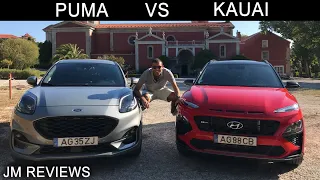 Ford Puma VS Hyundai Kauai - Em Confronto DIRECTO.. GASOLINA Ou DIESEL?? - JM REVIEWS 2021