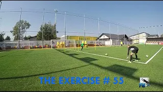 Goalkeeping exercises # 55. Main part. Reaction. + Speed. Passing / Distribution