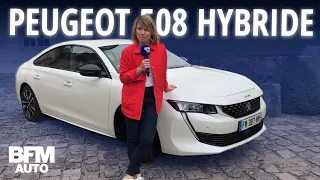 508 Hybrid, la berline hybride rechargeable de Peugeot