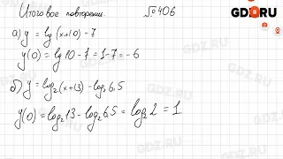 Итоговое повторение № 401-474 - Алгебра 11 класс Арефьева