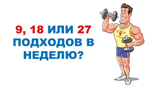 Сколько подходов делать в неделю? Сравнение эффектов для мышечной массы и силы