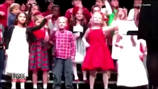 8 Year Old Steals the Show During School Christmas Concert