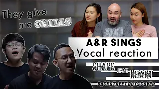 A&R Sings reaction Shape of My Heart (Backstreet Boys cover) – Vocal Coach Reacts