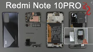 УТОПИЛ REDMI NOTE 10 Pro //РАЗБОР смартфона обзор ИЗНУТРИ + Микроскоп