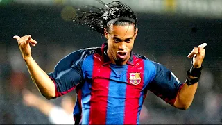 23 Years Old Ronaldinho's First Match in Barcelona 😯2003🔥😲