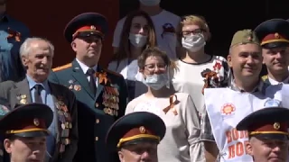Поздравление Снежинских ветеранов с Днём Победы, возложение цветов к вечному огню 12-05-20