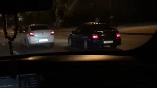 BMW X6 4.4 vs Subaru WRX STI .. Японцы делают вещи??