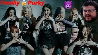 😱 SO FREAKY AND YET SO HOT! 😱 퍼플키스(PURPLE KISS) 'Intro : Freaky Purky' Performance Reaction