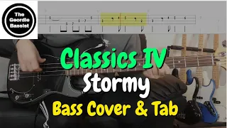 Classics IV - Stormy - Bass cover with tabs