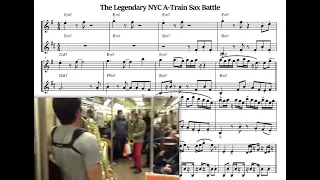 The Legendary NYC A-Train Sax Battleを採譜