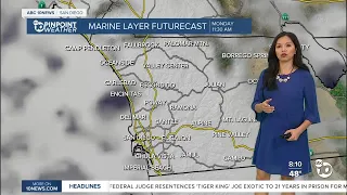 ABC 10News Pinpoint Weather for Sun. Jan. 30, 2022