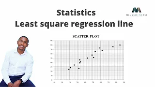 Mlungisi Nkosi | Grade 12 Mathematics | Statistics | Least Square Regression Line | Line of best fit