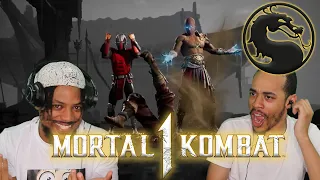 ITS BACK!!! Mortal Kombat Official Geras, Lei Mei, Tanya, and Baraka Gameplay Reaction