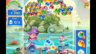 Bubble Witch Saga 2 Level 1437 with no booster & 1 bubble left