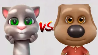 Talking Tom Becoming Old VS Talking Ben Becoming Old