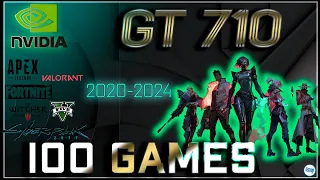 *Nvidia GT 710 in 100 GAMES!  Can it play them?  (2020-2024)