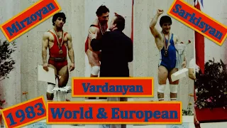 Armenians training for World & European Championships 1983 | Vardanyan & Mirzoyan & Sarkisyan