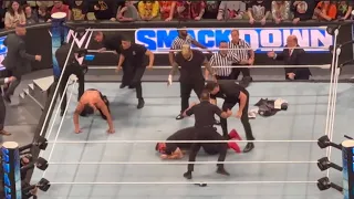 Solo Sikoa and Tama Tonga Smash Kevin Owens Full Segment  - WWE Smackdown 4/19/2024