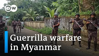 Myanmar guerrillas kill military official after increased military attacks against rebels | DW News