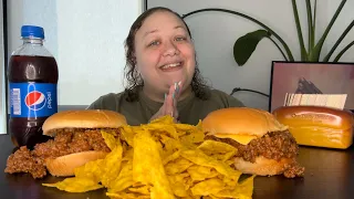 Sloppy Joe mukbang