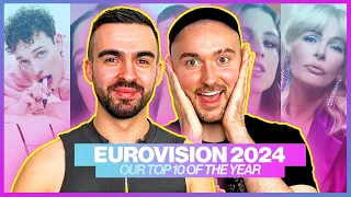 EUROVISION 2024 | OUR TOP 10 FAVOURITES (with my BOYFRIEND!)