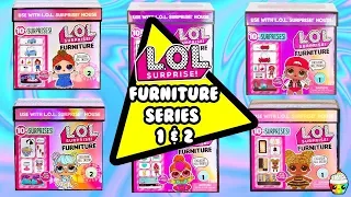 LOL Surprise Furniture Series 2 & 1 HUGE Unboxing!