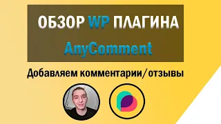 Добавляем комментарии и отзывы на наш сайт WP | Обзор плагина anyComment.