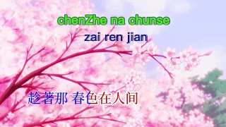 Karaoke Chun feng wen shang wo de lian