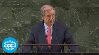 UN Chief at the Leaders Day at the Transforming Education Summit | United Nations