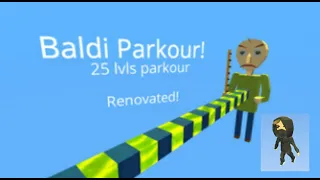 Baldi's Basics Parkour! Now 25 lvls!-KoGaWalkthrough