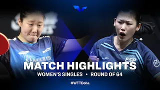 Lee Zion vs Maria Xiao | WTT Star Contender Doha 2021 | WS | R64 Highlights