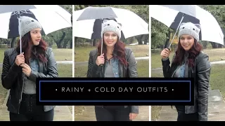 Rainy + Cold Day Outfits