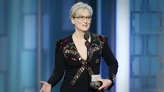 Meryl Streep Criticizes Trump at Golden Globes