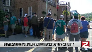 A Big Weekend of Baseball Festivities is Making an Impact on the Cooperstown Community