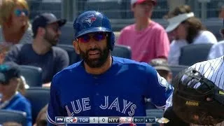 TOR@NYY: Bautista opens the scoring with RBI single