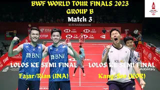 Group B | MD | Fajar/Rian [INA] vs Kang/Seo [KOR] | HSBC BWF World Tour Finals 2023 | Match 3