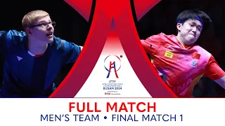 FULL MATCH | WANG Chuqin vs LEBRUN Felix | MT F | #ITTFWorlds2024