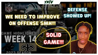 Panthers vs Saints Reaction | NFL Week 14 2023-2024 FULL GAME HIGHLIGHTS