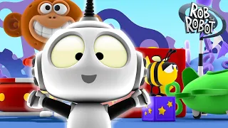 Rob Travels to Wind Up Planet to Help His Friends! 🪐 | 🤖 Rob the Robot 🤖 | Preschool Learning