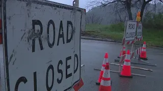 Road closures, mudslides after continuous rain in California