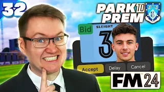 £500,000 BID FOR OUR STARTING WING BACK! - Park To Prem FM24 | Episode 32 | Football Manager 2024