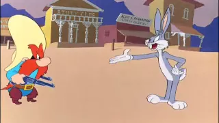 Bugs Bunny - Bugs Bunny Rides Again - Yosemite Sam loves dancing